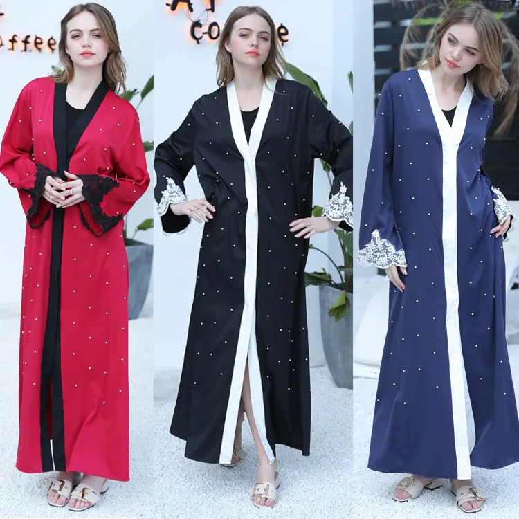 

Arab Muslim Cardigan Tunic Turkish Style Fashion Plus Size Dress