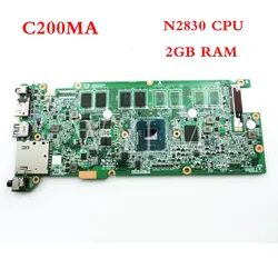 C200MA N2830 cpu 2 Гб ram Материнская плата Asus C200M C200MA материнская плата для ноутбука протестированная Рабочая 90NB05M0-R01000 Бесплатная доставка