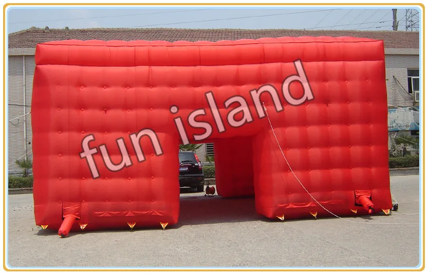 Free Shipping Large Inflatable Cube Tent For Big Event Inflatable Trade Tent Inflatable Tent For Promotion