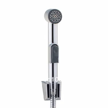 

POSEPOP Toilet Bidet Shower Spray Chrome Plated Plastic ABS Hand held Shattaf Spray Gun Bathroom Sprayer Shower Head
