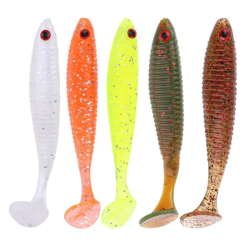 

5pcs 7.5cm Fishing Lures Baits Soft Lure Artificial Silicone Bait Fishing Tackle Outdoor Fake Lure Pesca Accessories Hot Sale