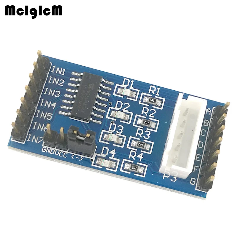 

MCIGICM 1pcs Blue PCB Board ULN2003 Driver Module Stepper Motor Driver Board Chip NEW
