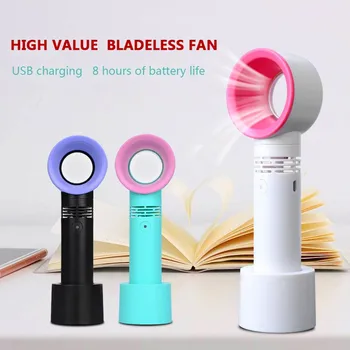 

Mini Fan Cooler Bladeless-Fan Ventilator Student Portable Desktop Handheld Usb Charging Small Fan