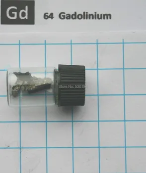 

10 gram Gadolinium, Gd, periodic table element collection, metalloid, element sample