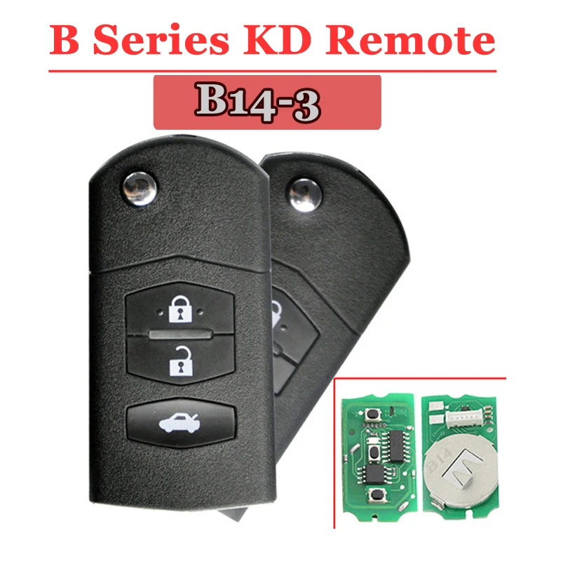 (1 шт) B14 3 кнопки дистанционного ключа для URG200/KD900/KD200 Keydiy машина | Автомобили и