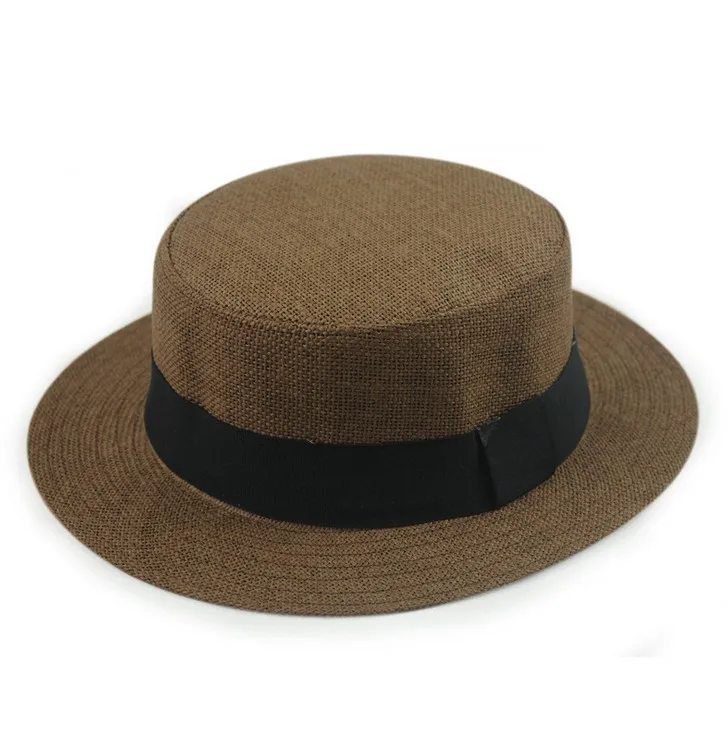 Милая модная шляпа для девочек в студенческом стиле, женская соломенная шляпа, летняя солнцезащитная Кепка для женщин, весенние Стильные кепки, 5 цветов, 1 шт - Цвет: C