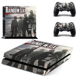 Tom Clancy's Rainbow Six Siege наклейка для PS4 стикеры Наклейка для playstation 4 консоли и 2 Пульты ДУ игровых приставок наклейка для PS4 винил