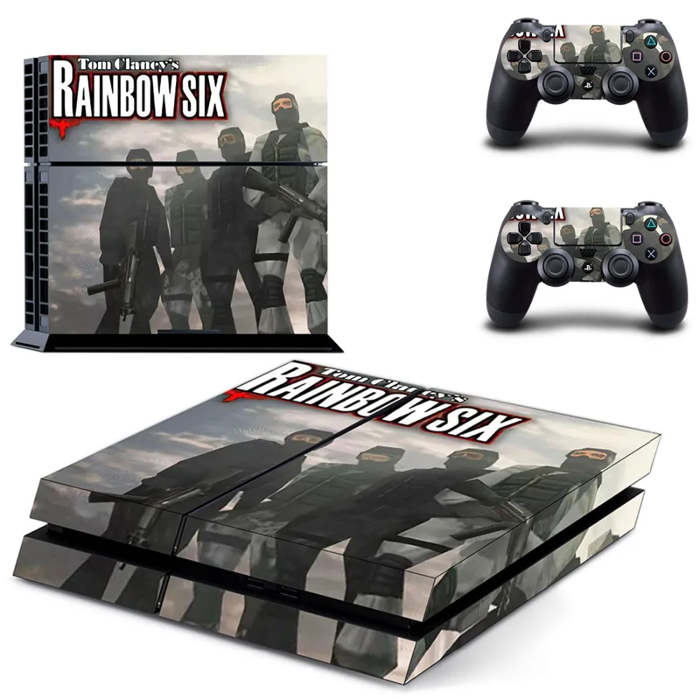 Тома Клэнси Радуга шесть осада PS4 кожи Стикеры наклейка для Игровые приставки 4