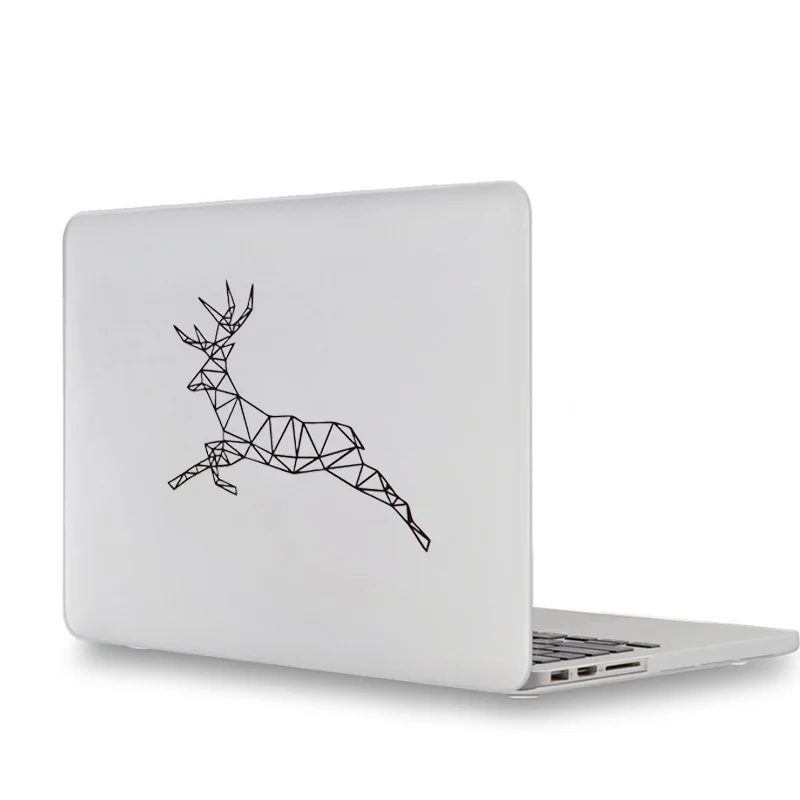 Наклейка для ноутбука с геометрическим оленем Macbook Pro Air Retina 11 12 13 14 15 дюймов