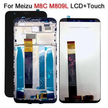 

5.45" NEW For Meizu M8C LCD Display with Touch screen with frame Digitizer assembly replacement parts for meizu M8 C M809L LCD