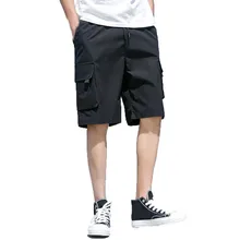 Летние мужские короткие новые стильные модные фитинги шорты модные прямые удобные шорты рабочие шорты плюс размер L625