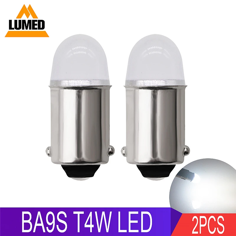 

2x Car Led Light BA9S LED T4W T2W T3W H5W Auto interior License Plate Light Reading Lamp 12913 12910 12929