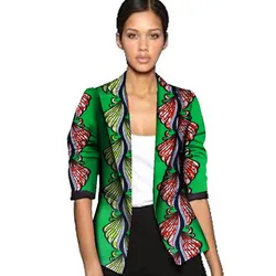 African Clothing for Women Dashiki Turn-down Collar Brief Wax Jacket Coat Full Sleeve Batik Ropa De Dama Jacket Coat African Clothing for Women Dashiki Turn-down Collar Brief Wax Jacket Coat Full Sleeve Batik Ropa De Dama Jacket Coat