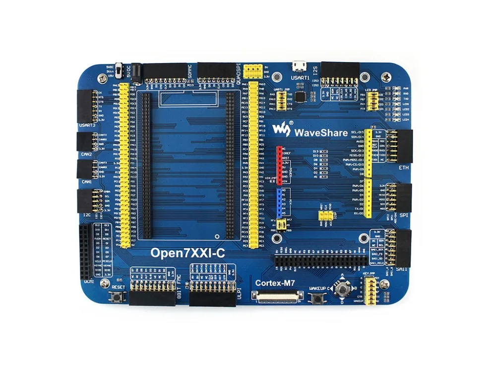 - Waveshare STM32 Development Board Open746IC Package B TM32F746I STM32F746IGT6 MCU integrates various standard interfaces