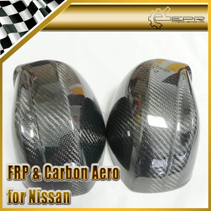 New Mirror Frame Shell Replacement For Nissan R35 GTR Carbon Fiber OEM Car Accessories Racing