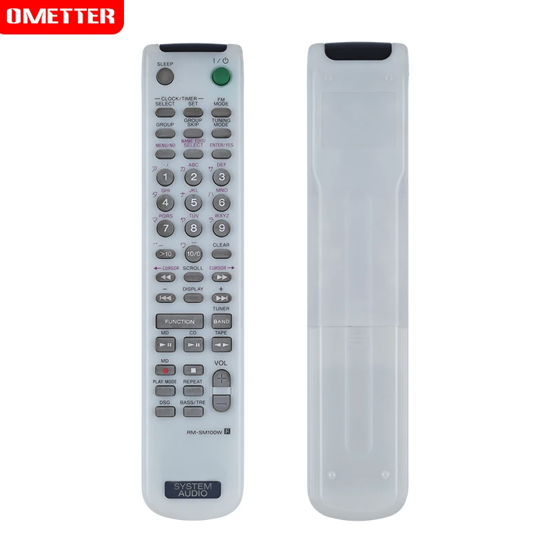 new remote control RM-SM100W RM-SM100ES HCD-M10 CMT-M373NT Nuevo Control remoto para use for S ony sistema de Audio | Электроника