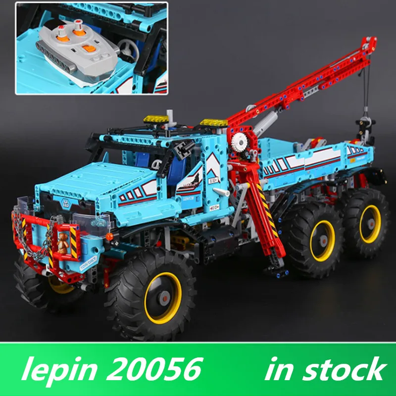 

Lepin 20056 lepin Technic 2010Pcs The Ultimate All Terrain 6X6 Remote Control Truck Set 42070 Model Building Blocks Bricks Toys