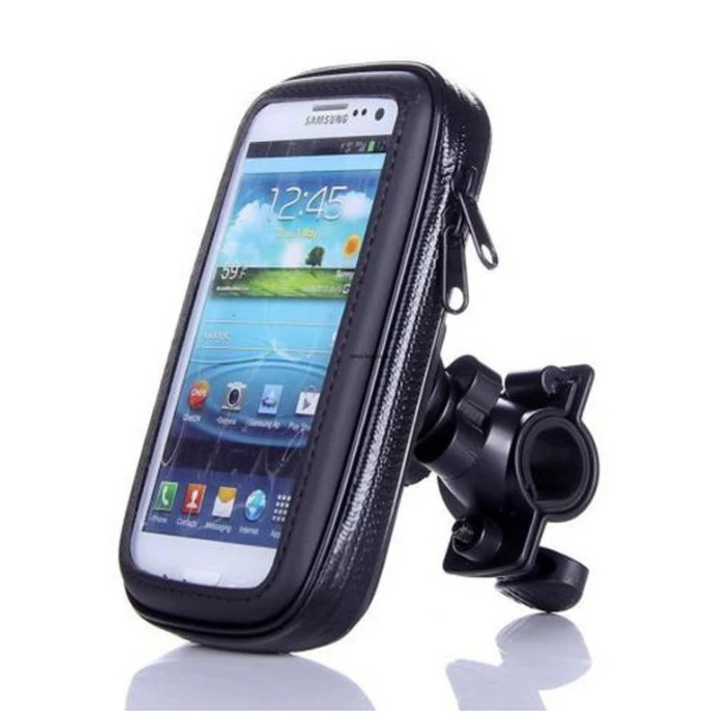Держатель для телефона на мотоцикл мобильный телефон подставка Поддержка для iPhone 6 6s, 6 Plus, 7, 7 Plus GPS для велосипеда держатель с Водонепроницаемый сумка - Цвет: fpr iphone 6 6s