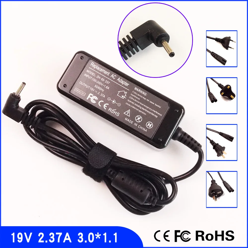 AJEYO 19V 2.37A Laptop Ac Adapter Charger For Acer Chromebook 11 CB3-111 CB5-311,C730 C730E C735,14 CB3-431,15 CB3-531 CB3-532