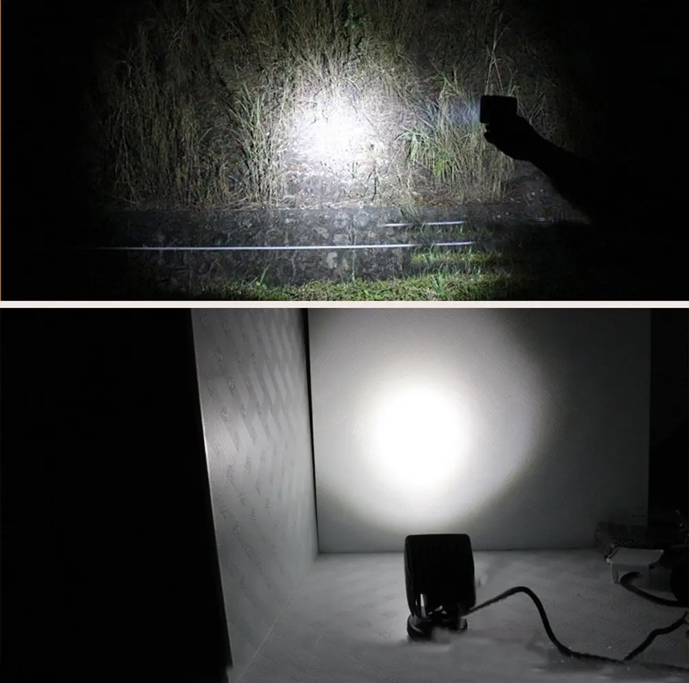 Светодиодная панель для работы 2x3 дюйма 16 Вт Pod Cubes с rgb кольцом Halo разные цвета 72
