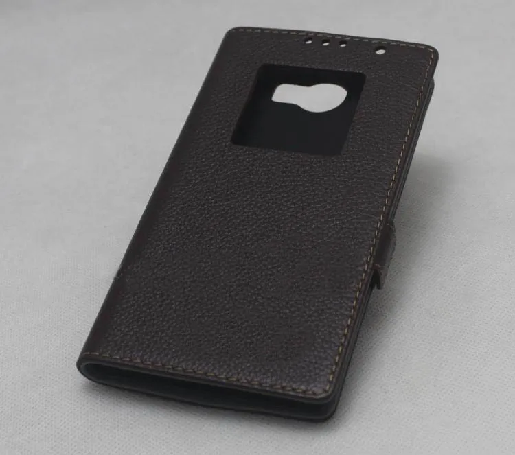 Оригинальный чехол из 100% натуральной лакированной кожи для телефона Blackberry Priv в