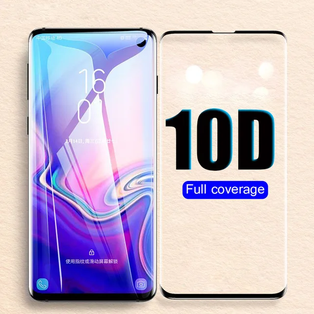 10D из закаленного высокопрочного стекла Стекло для samsung Galaxy M40 S7 S8 S9 S10 плюс S10lite S10e