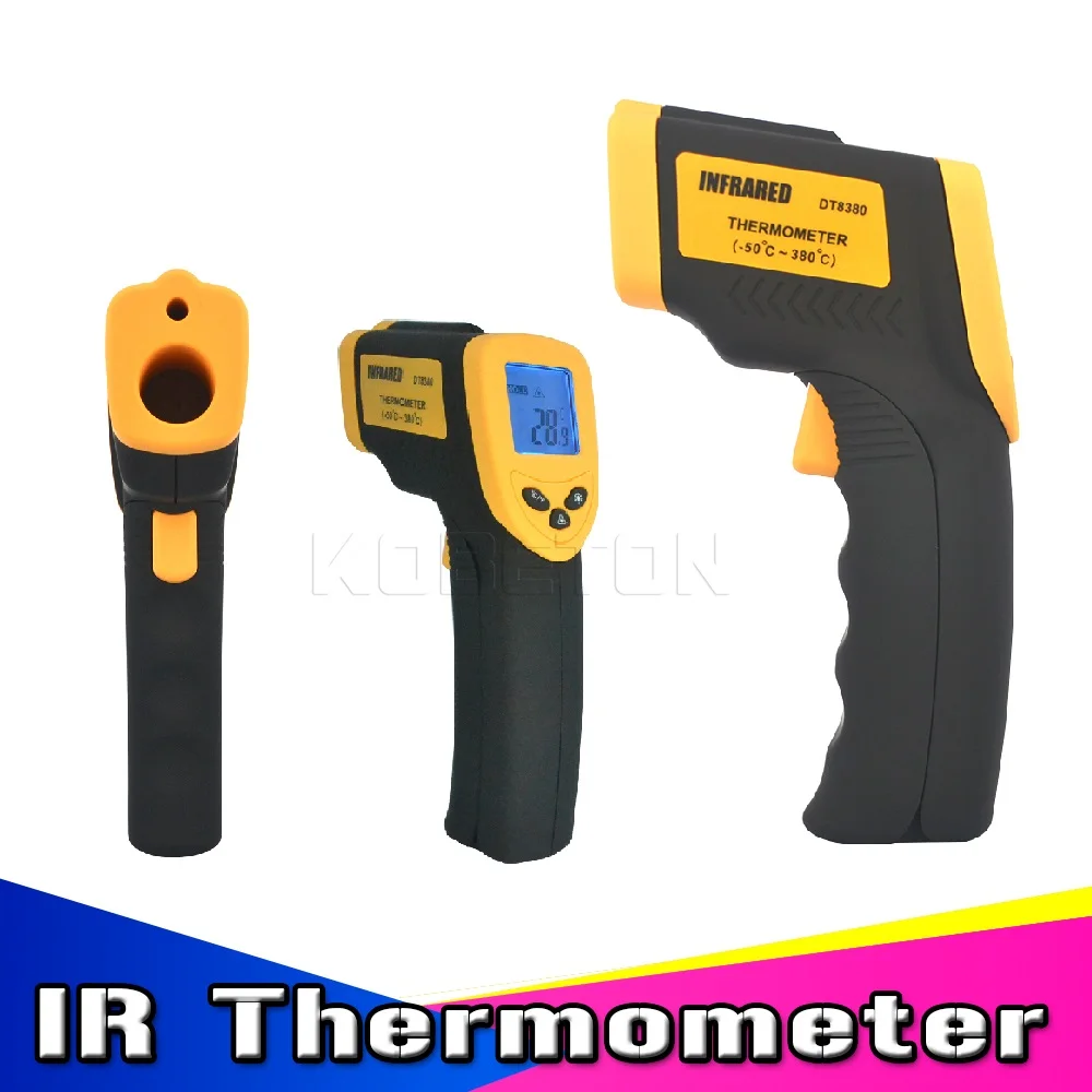 

High Quality Non-Contact Infrared IR Thermometer Temperature Temp Meter Tester Digital LCD with Laser Point Gun for Baby Adult