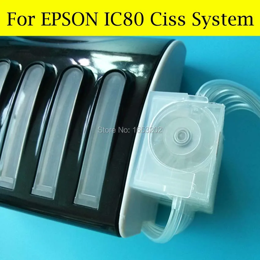 Пустые 6 цветов/набор IC80 СНПЧ для EPSON IC80 СНПЧ система для Epson EP707A/777A/807AB/807AR/807AW/977A3 печать