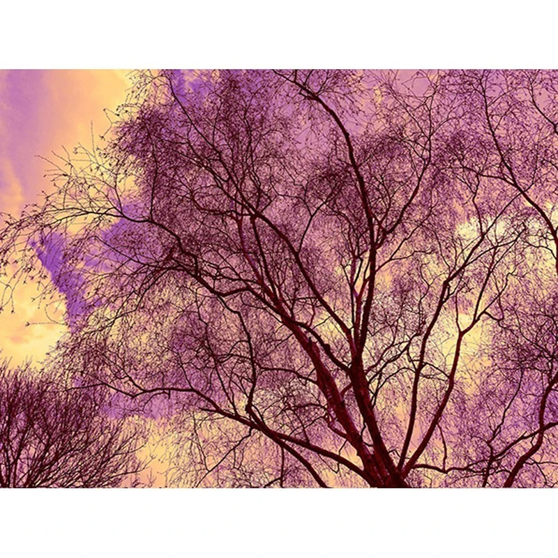 HUACAN-Diamond-Embroidery-Landscape-Full-Square-Round-Drill-Diamond-Painting-Cherry-Blossoms-3D-Cross-Stitch-Decoration