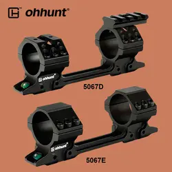 Ohhunt Охота прицела 25,4 мм 30 мм кольца Bi-direction база ласточкин хвост с прокладкой и нижней пузырьковый уровень для оптический прицел