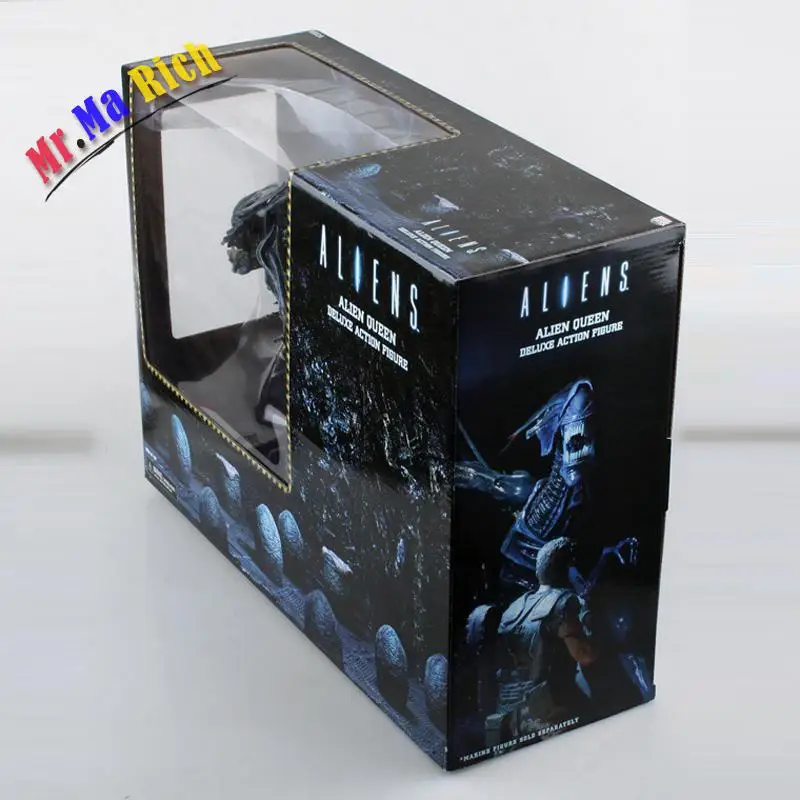 30 см Di Alta Aliens Predator Xenomorph Alien Blu Регина Мадре экшн кукла из ПВХ фигура Da collozione Modello