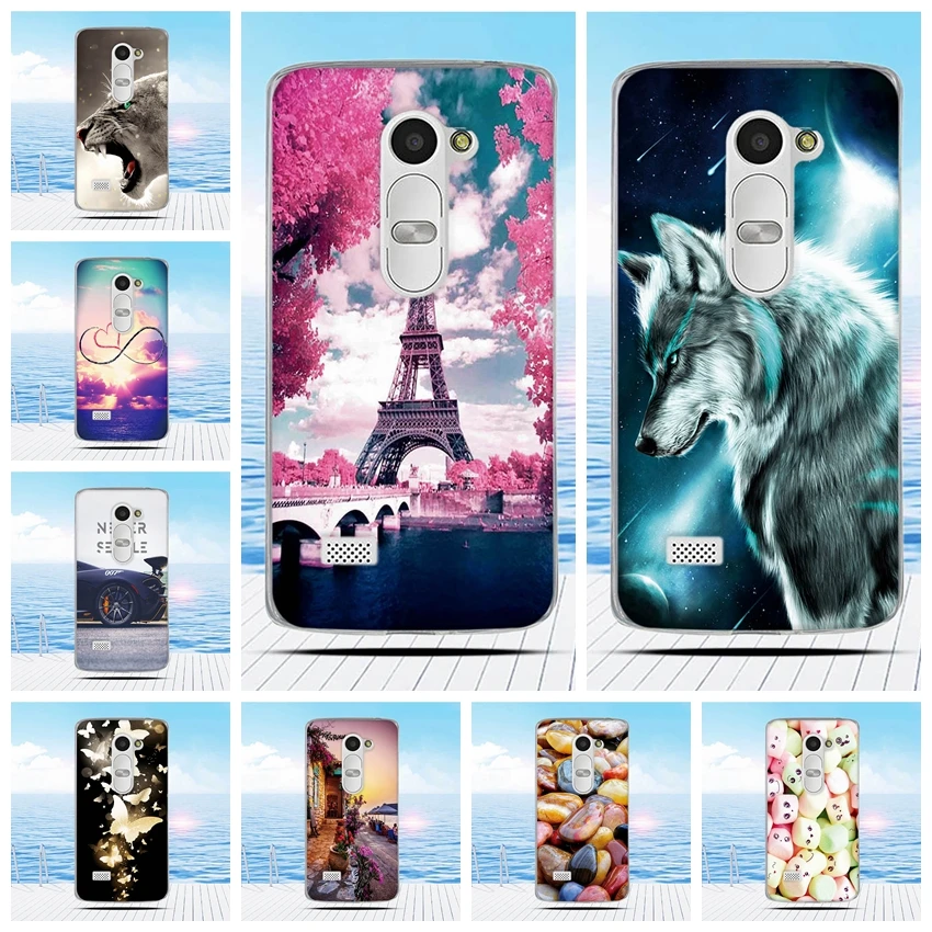 Чехол для LG Leon 4G LTE C40 H340N мультяшный 3D рельефный рисунок задняя крышка из ТПУ