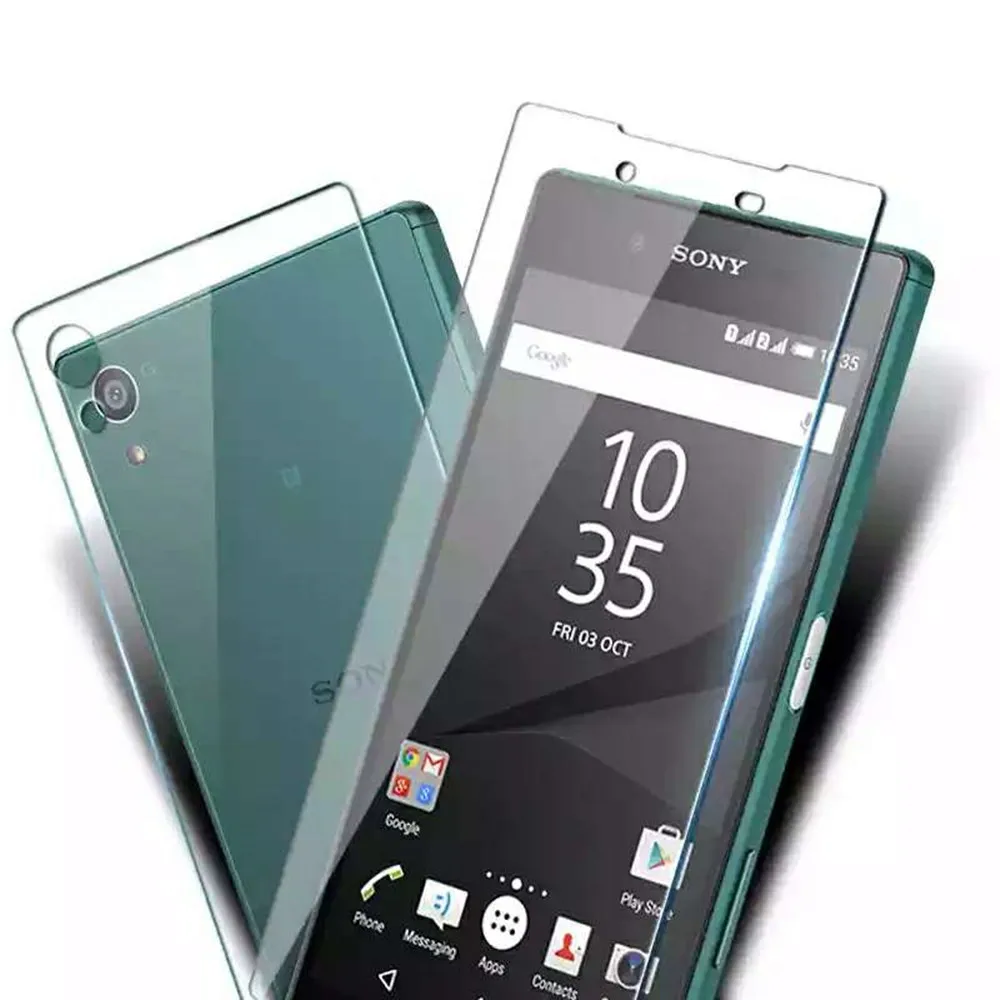 

9H 2.5D Front or Back Screen Protector For Sony Xperia Z1 Z2 Z3 Z4 Z5 Z L36H HDTempered Glass for Z1 Z3 Z5 Compact Z5 Plus M4 M5