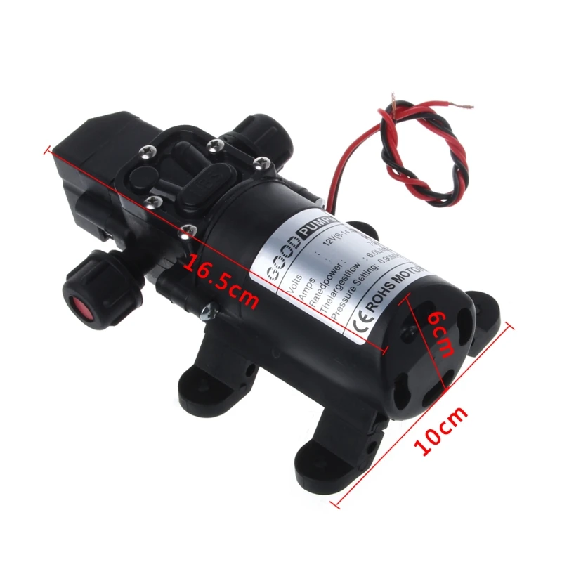 min água diafragma de alta pressão auto priming bomba 70 w