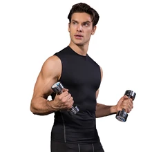 YD 2017 Logo Custom Quick Dry Running Vest Training Workout Tank Top Fitness Tights Gym Men Sport Suit Sleeveless Man’s T-Shirt
