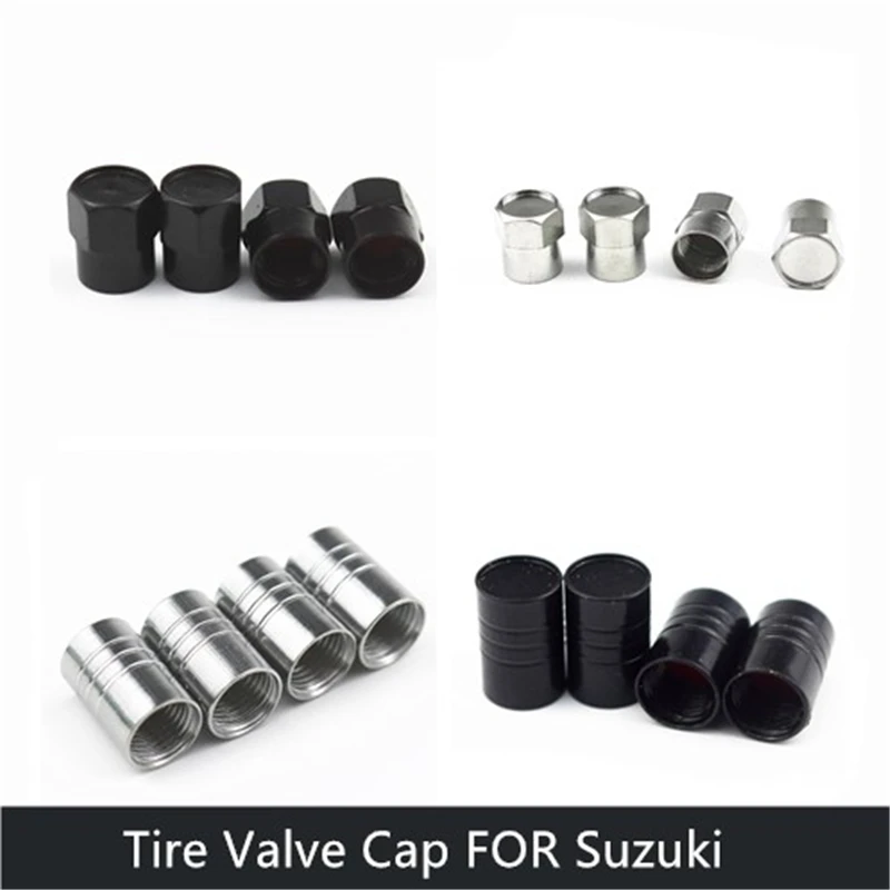 

4 types Car Wheel Tire Valves Tyre Air Caps for Suzuki grand vitara sx4 swift Suzuki car accessories Motorcycle Automobiles
