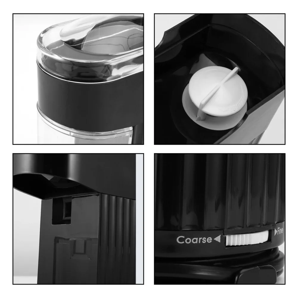 Electric Coffee Grinder Multifunctional Household Electric Coffee Grinder Stainless Steel Bean Spice Maker Grinding Machine 220V