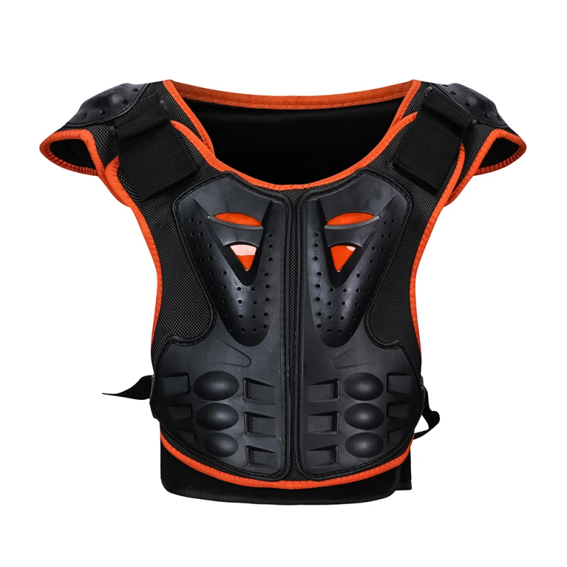 

Children's Armor Spine Chest Protection Equipment Motocross Motorcycle Skateboard Jacket Gear Motos Armour Kids Motocross