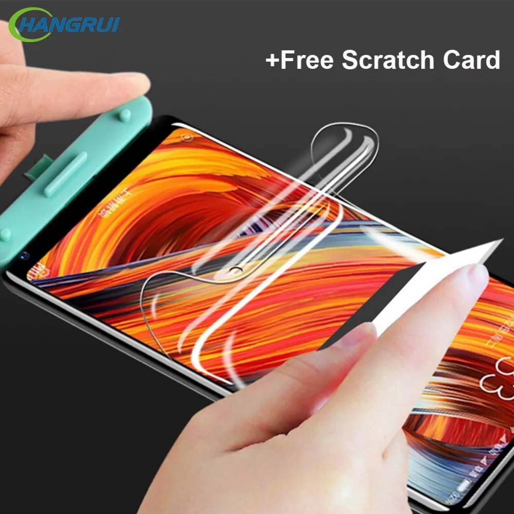 

Hangrui Hydrogel Cover Screen Protector For Xiaomi Redmi Note 5 Pro 4X Note 4X Protective Film Soft For Xiaomi Mi Max 2 Mi A1