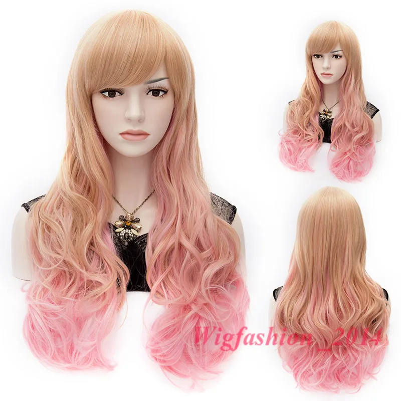 Review for Harajuku fashion mixed color wig yv43180 main image 1