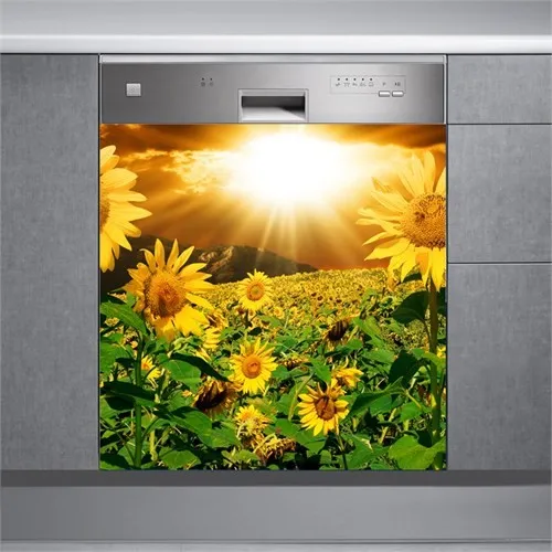 

DIY Sunshine Forest Waterproof SelfAdhesive Refrigerator Dishwasher Door Sticker Wallpaper kitchen accessories wall sticker