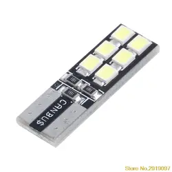 Новое поступление T10 светодиодный 2835-12 SMD CANBUS без ошибок W5W 194 168 лампы карты двери белый свет поддержка прямых поставок