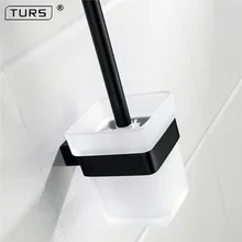 SUS 304 Stainless Steel Toilet Brush Holders Bathroom Black Matte Effect Toilet Brush Cup Holder Rack Bathroom Brush Shelf SUS 304 Stainless Steel Toilet Brush Holders Bathroom Black Matte Effect Toilet Brush Cup Holder Rack Bathroom Brush Shelf