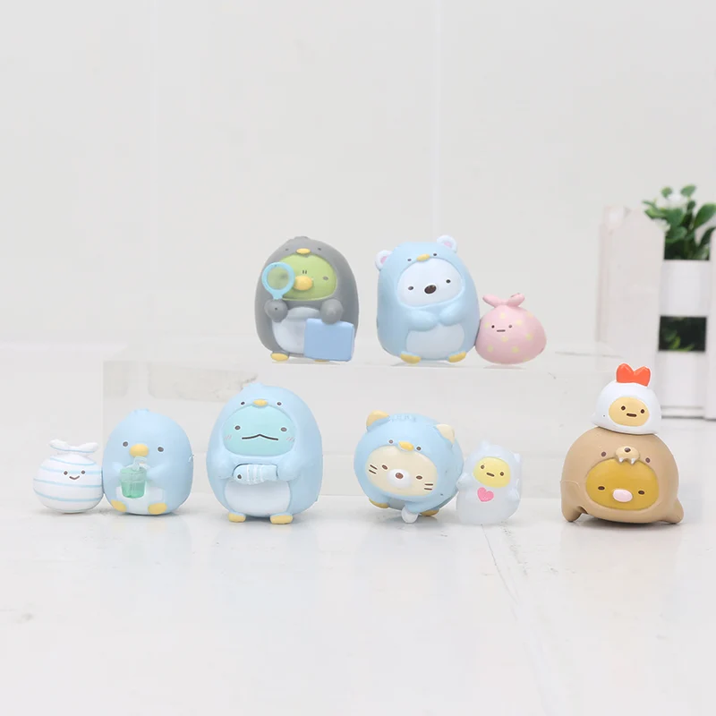 Фигурки Sumikko gurashi Tonkatsu Neko Tokage pmotor 2 5 см|Игровые фигурки и трансформеры| |