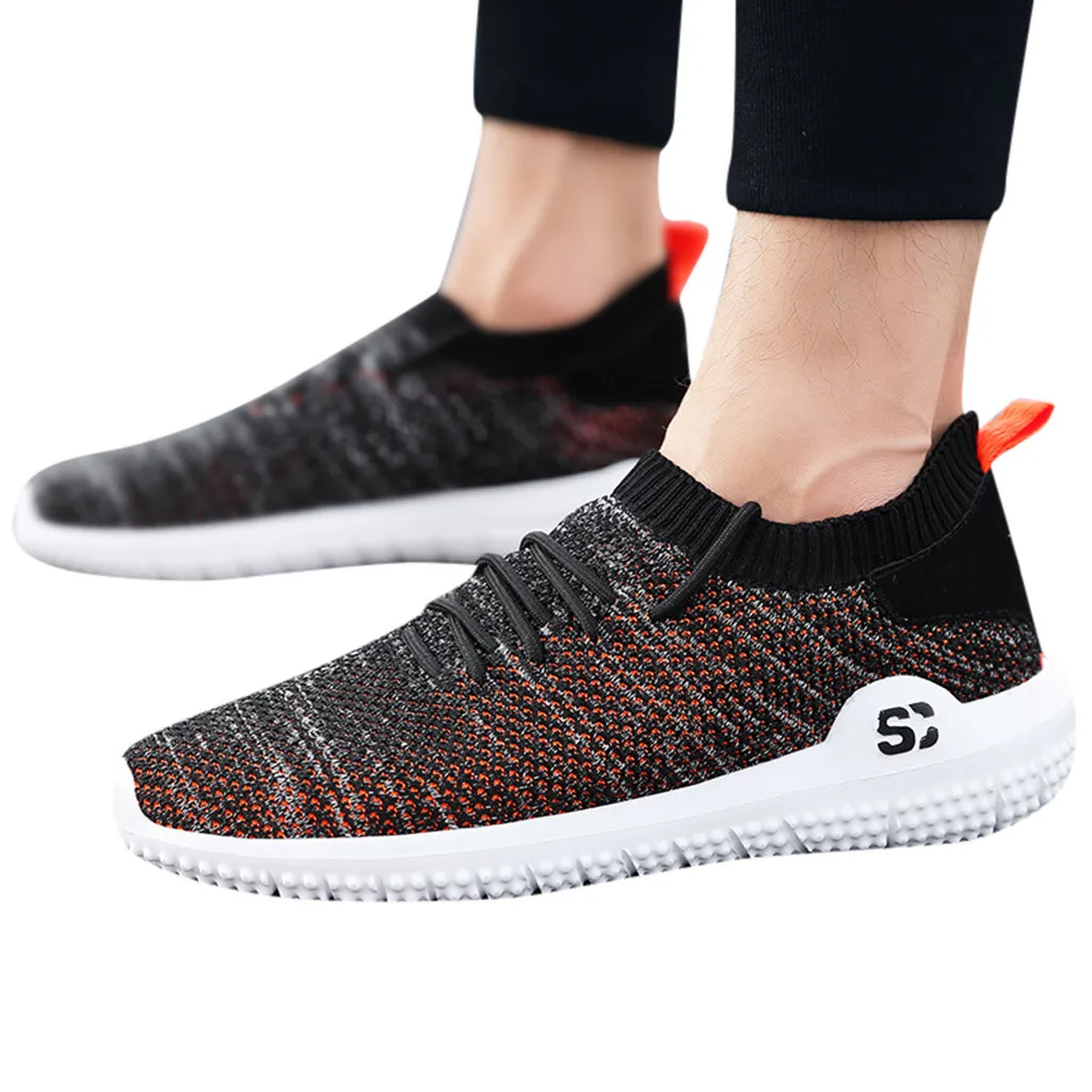 

Breathable men sports shoes running shoes Men's Casual Lightweight Comfortable Breathable Walking Sneakers Running Shoes#g4
