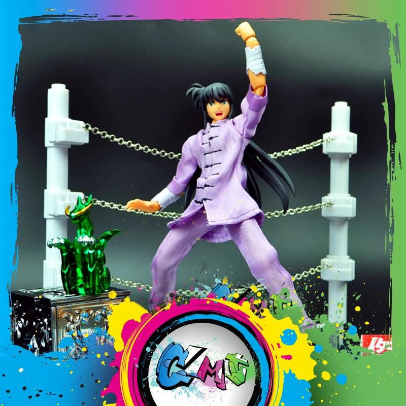 

CMT JACK model saint seiya Cloth Myth EX 2.0 Dragon Shiryu Mufti Cloth form and cloth box Challenge Scene action figure