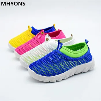 

Children Shoes Girls Boys Casual Shoes Summer 2019 Fashion Candy Color Breathable Mesh Kids Sports Shoes Boys Girls Sneakers