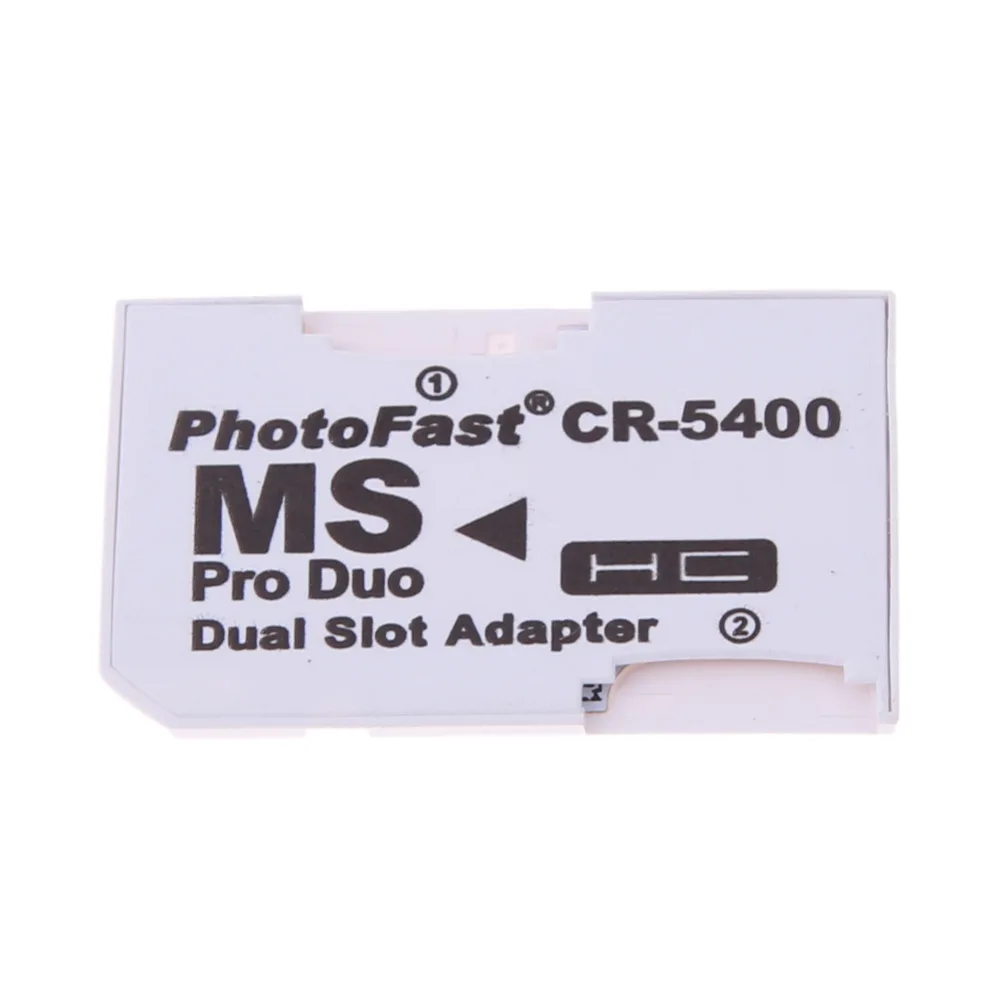 New Hot Sale Dual 2 Slot Micro For SD SDHC TF to Memory Stick MS Card