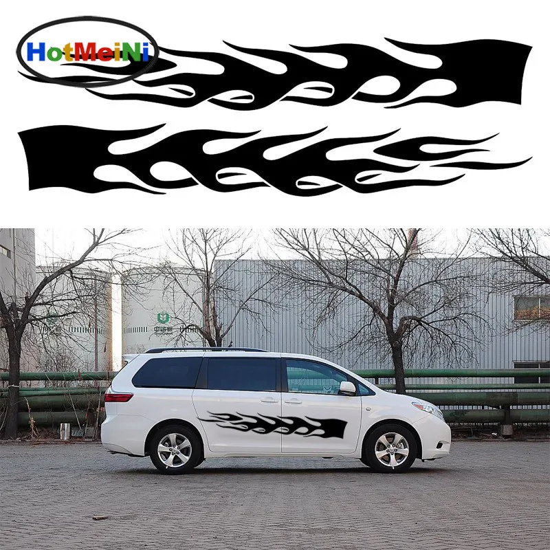 

HotMeiNi 2 X Spectacular Flames Soar Continue To Move Forward Struggle Ahead Y Car Sticker Smooth Surface Vinyl Decal 10 Color