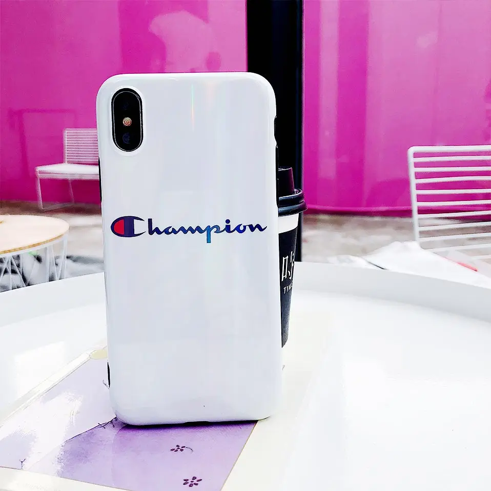 Silicone gradient phone case For iPhone 6 6S 7 8 Plus Drop-proof Back Covers Funda iphone X XR XS MAX |